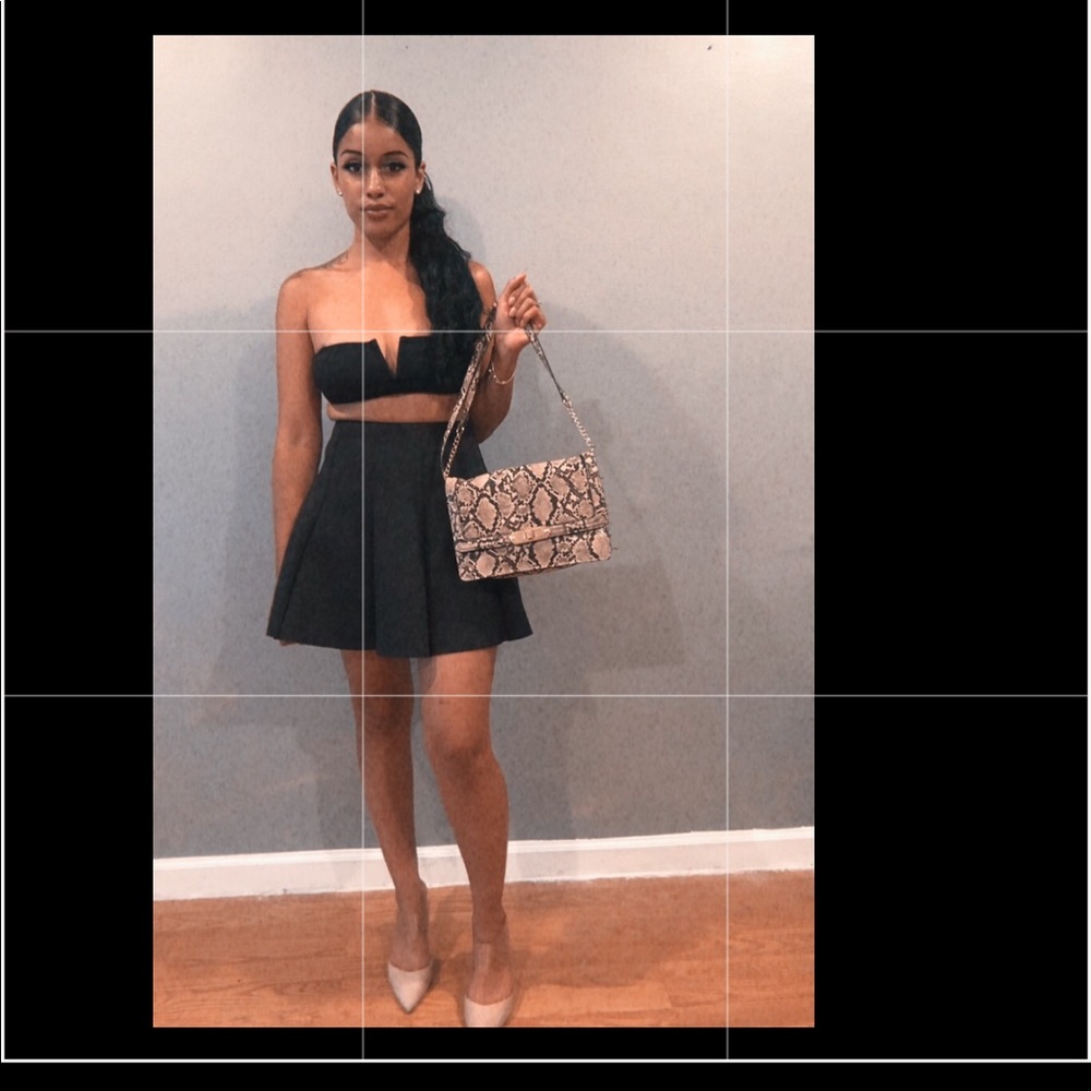 V Wire Bandeau Bikini Top